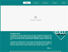 Tablet Screenshot of jktexbond.co.in